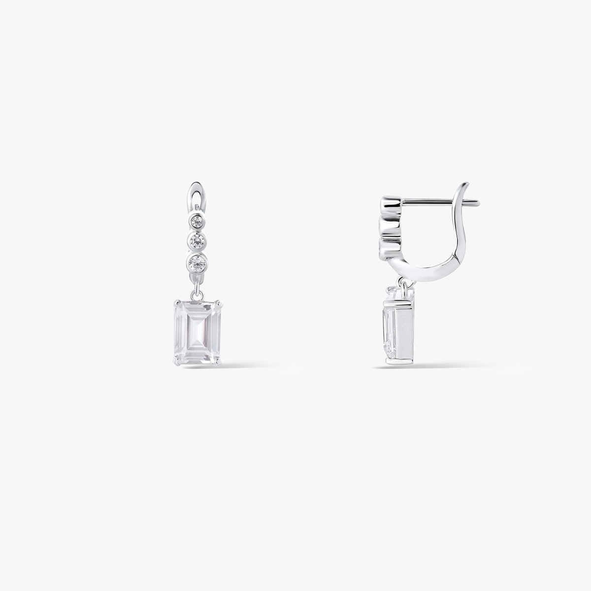 Kolczyki srebrne z cyrkoniami Ceremonials