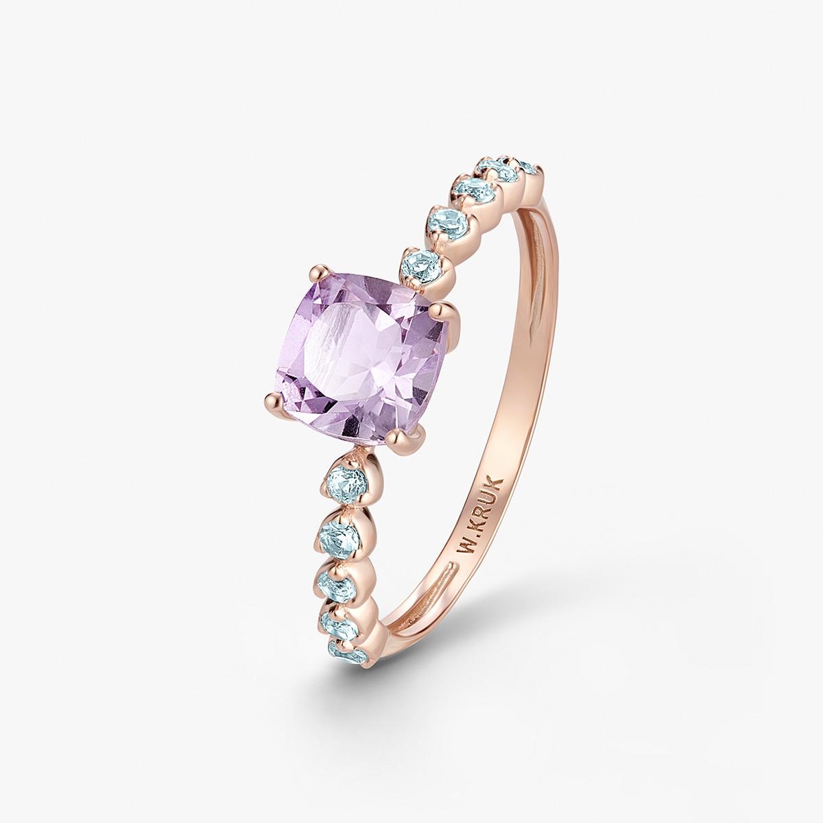 Pierścionek złoty Maria Antonina