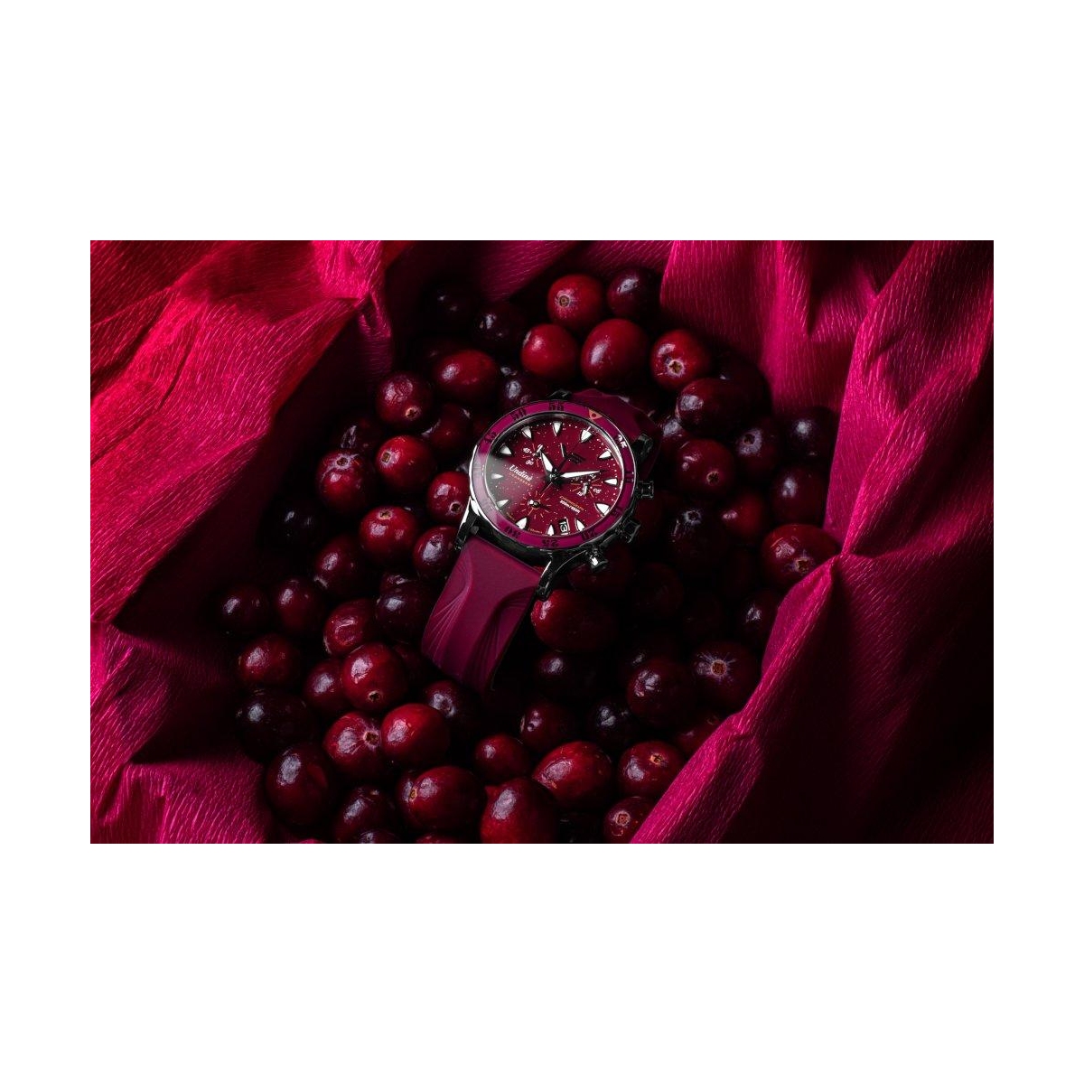 ZEGAREK VOSTOK EUROPE UNDINE CRANBERRY CHRONO SET