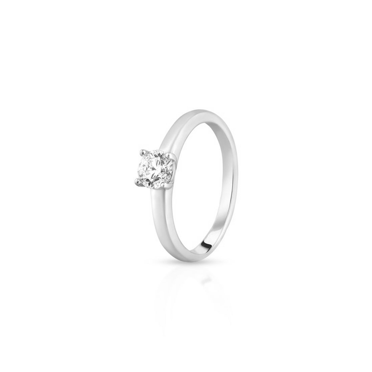 Pierścionek zaręczynowy złoty Szczęśliwy