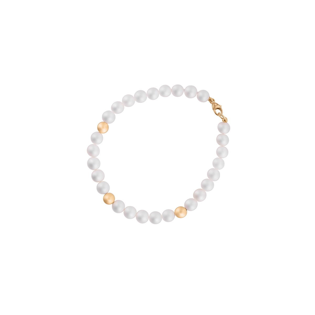 Bransoletka złota perły