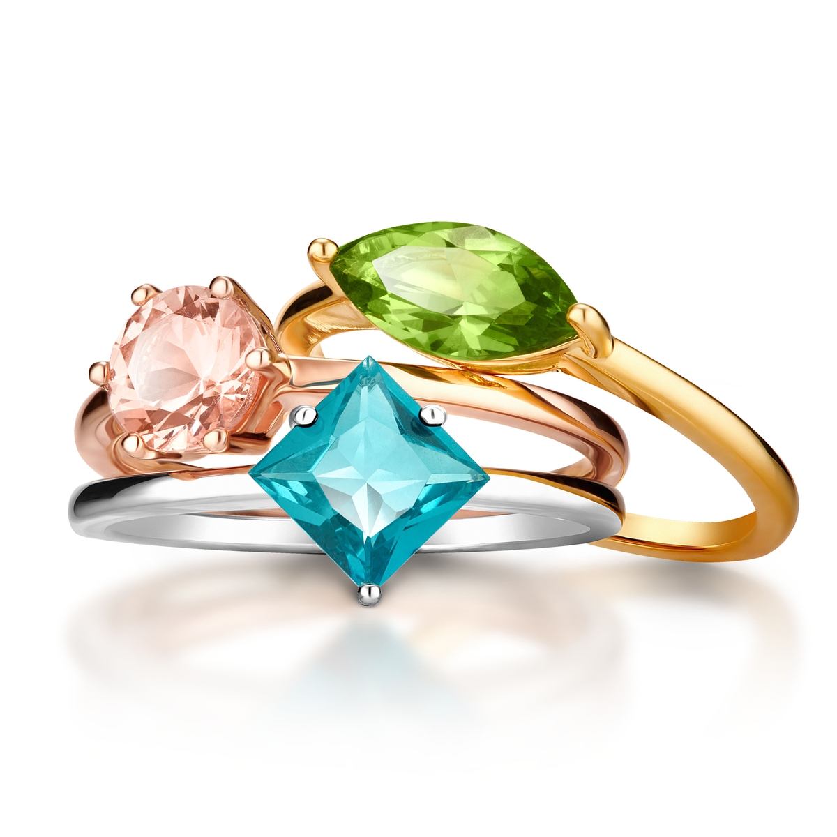 Pierścionek srebrny z cyrkonią