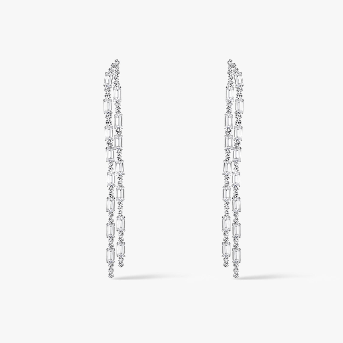 Kolczyki srebrne z cyrkoniami Ceremonials