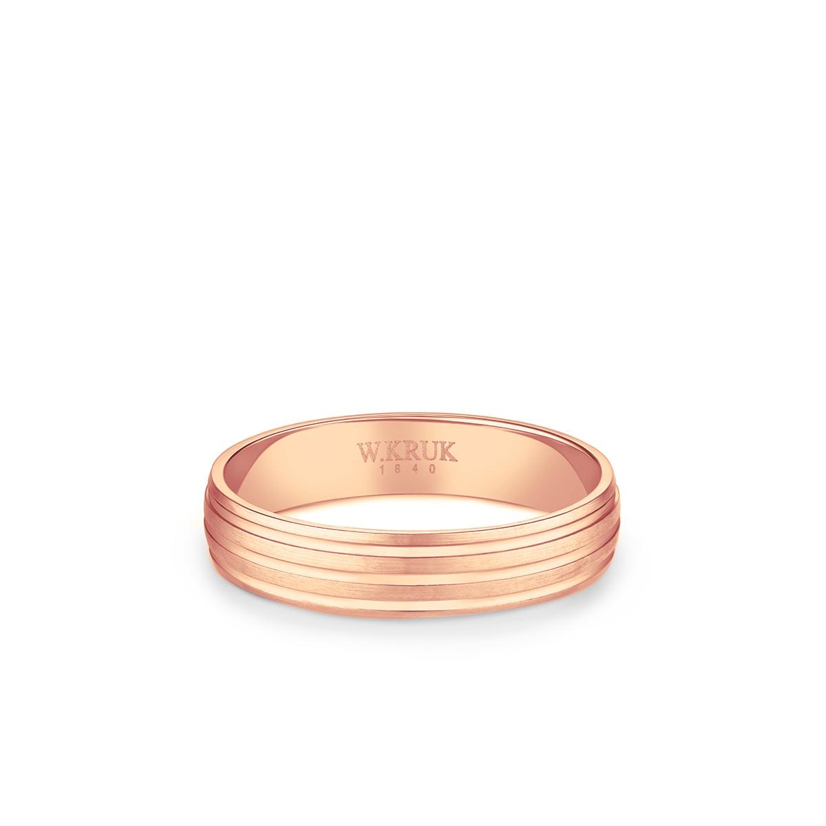 Obrączka złota PASSIO