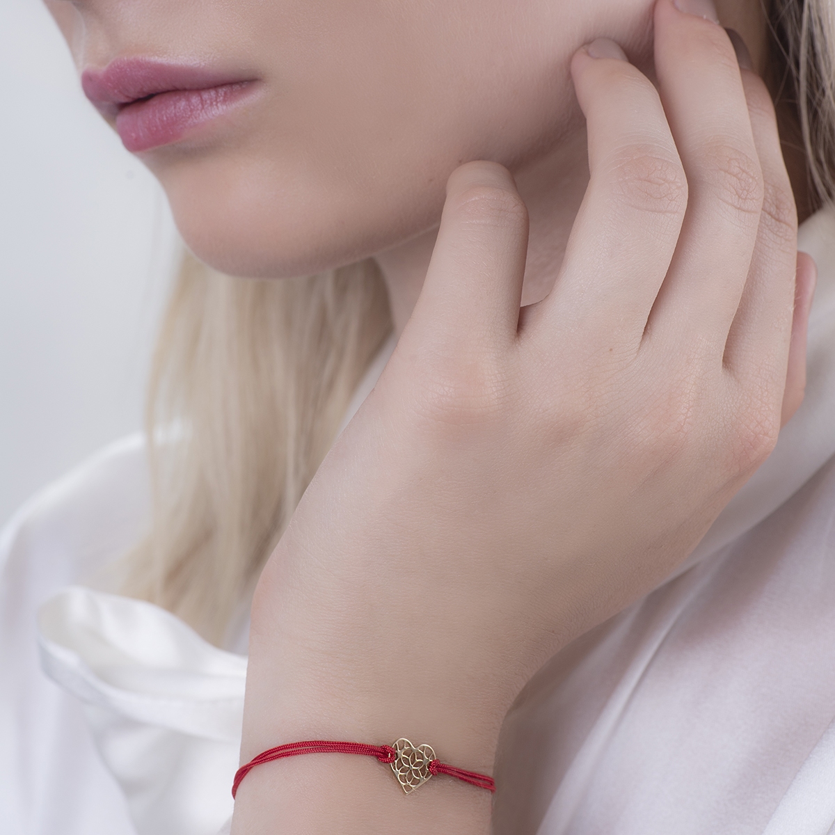 Bransoletka srebrna celebrytka