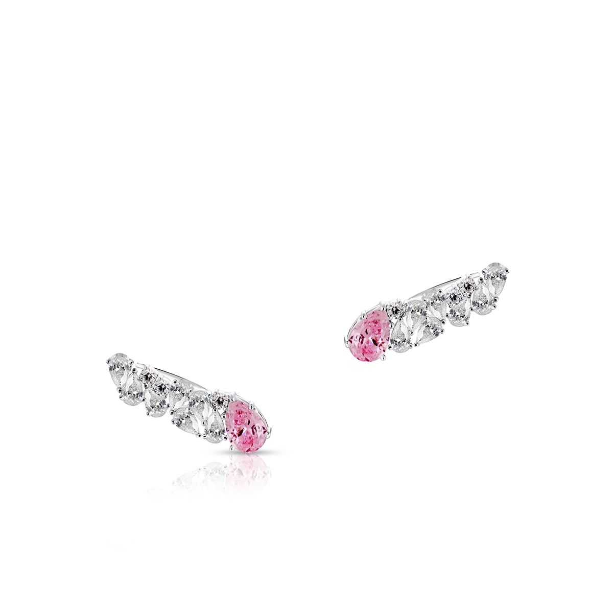 Kolczyki srebrne z cyrkoniami Ceremonials