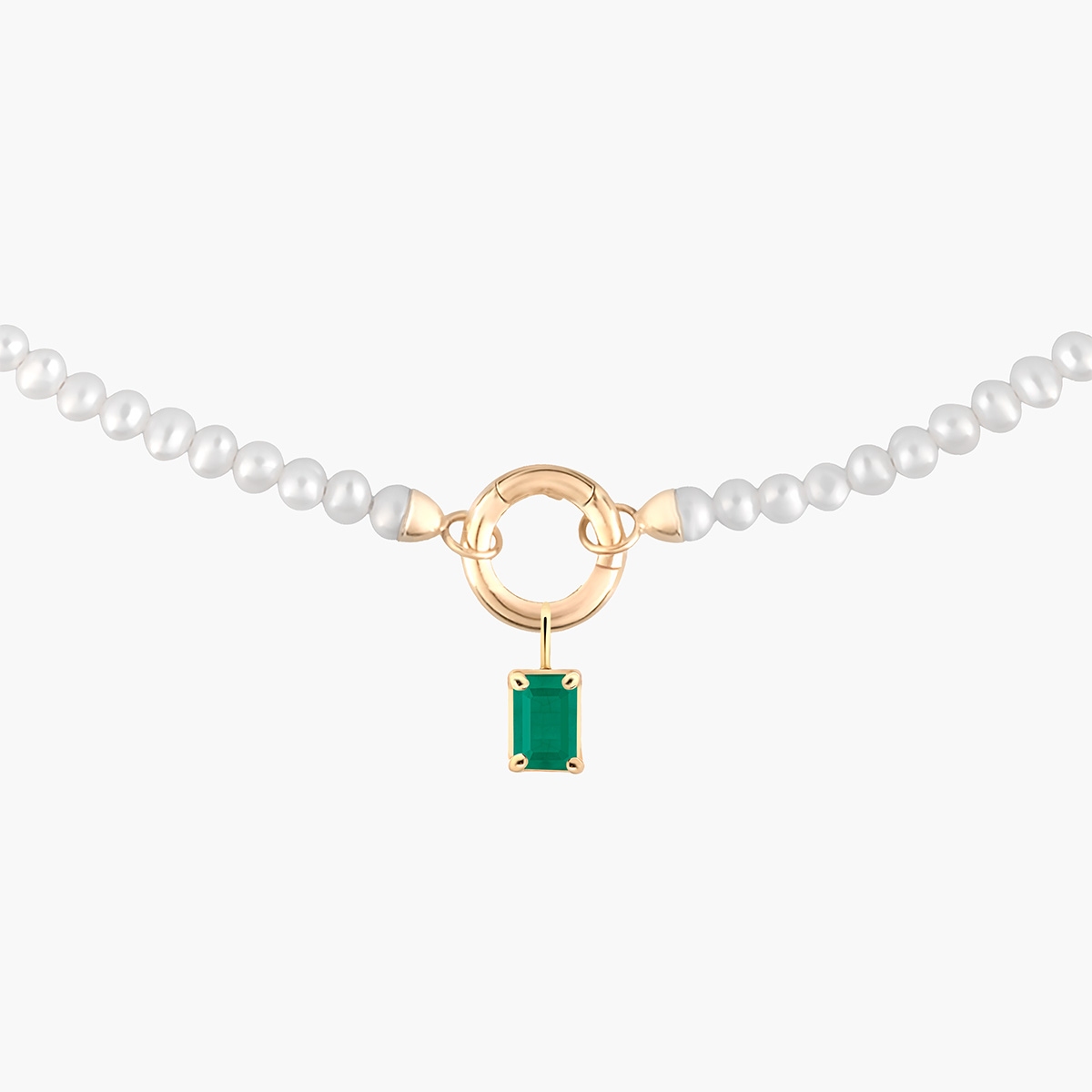 Wisiorek złoty z agatem