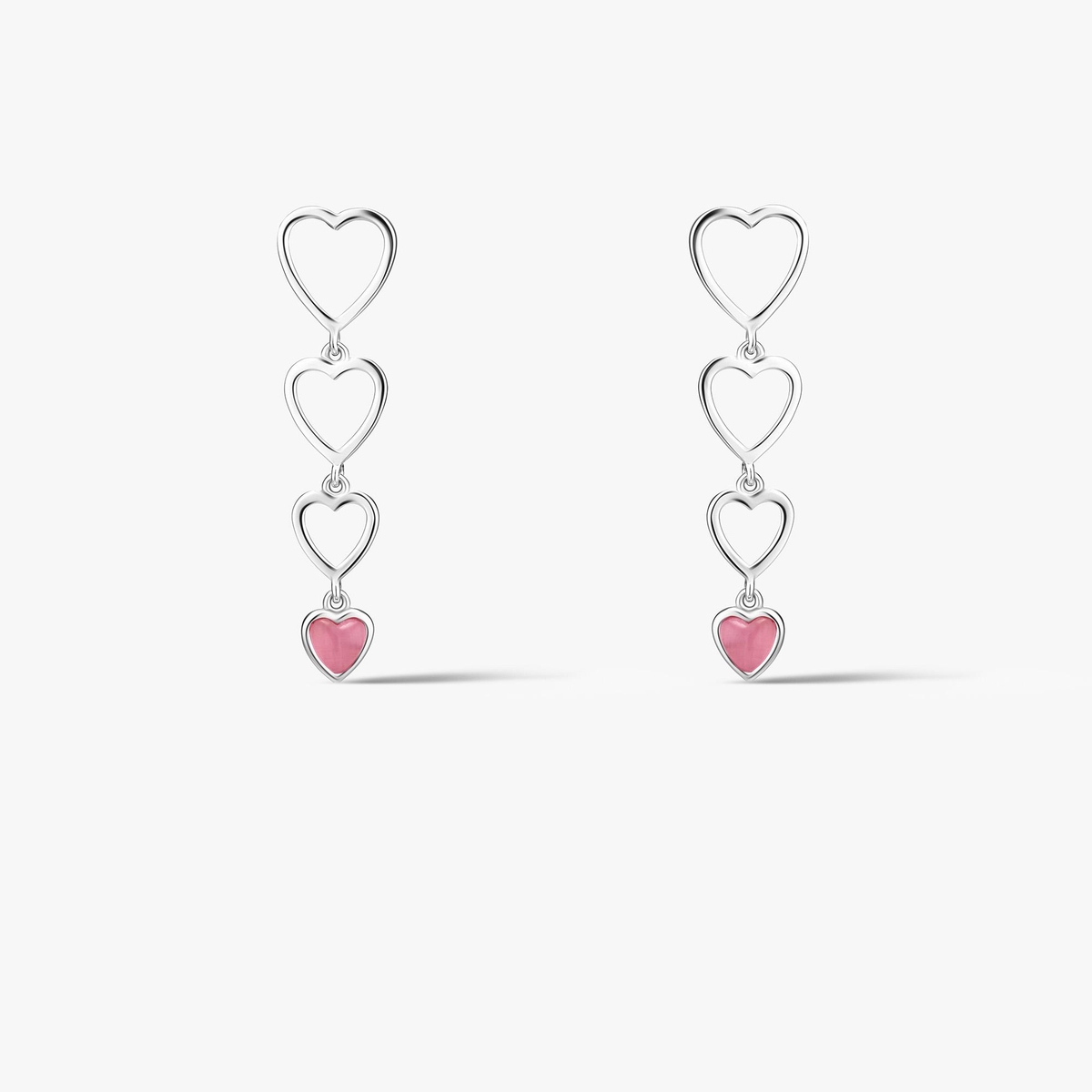 Kolczyki srebrne Czułość