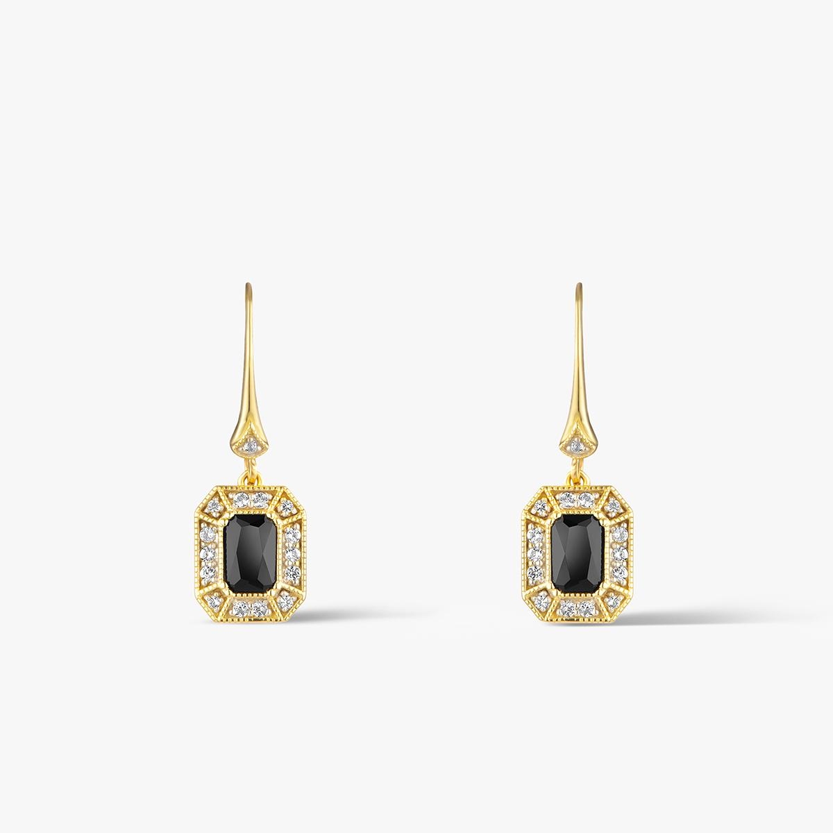 Kolczyki złote Szekspirowska