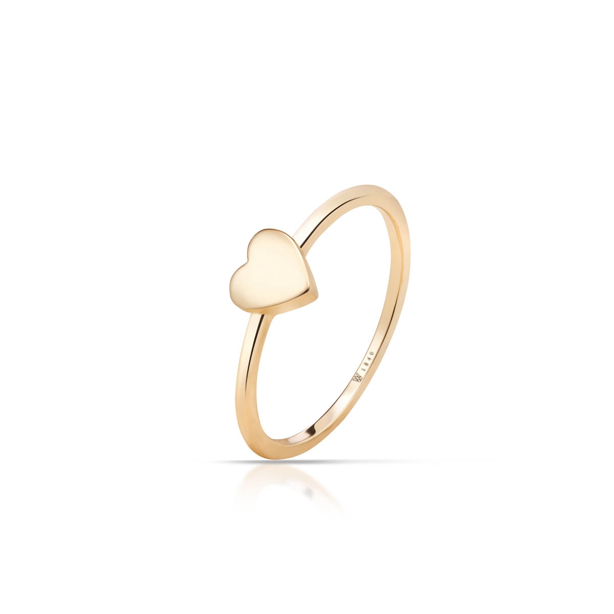 Pierścionek srebrny pozłacany W.KRUK