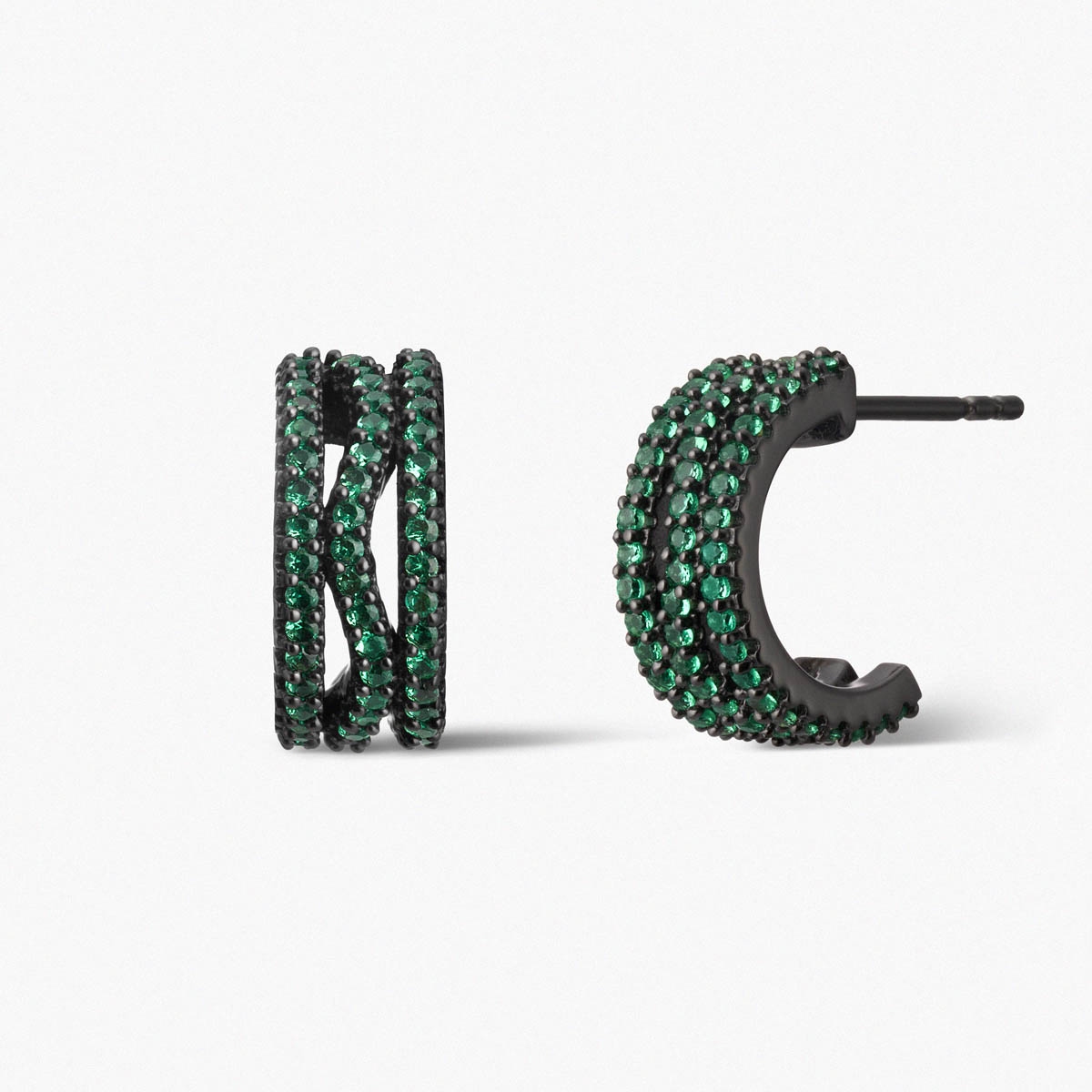 Kolczyki srebrne Meteory