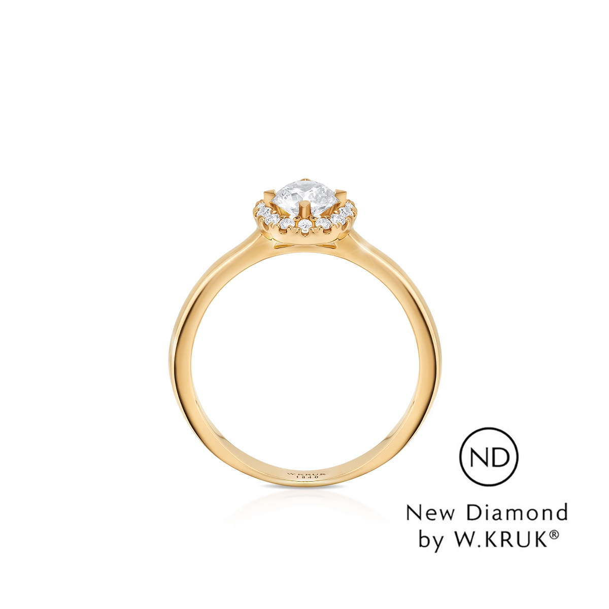 Pierścionek złoty Doskonały