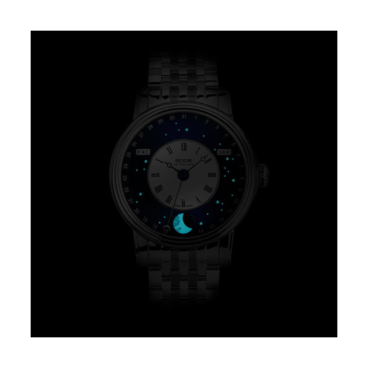 ZEGAREK EPOS ARTISTRY 3439 BM V-STYLE AUTOMATIC MOONPHASE