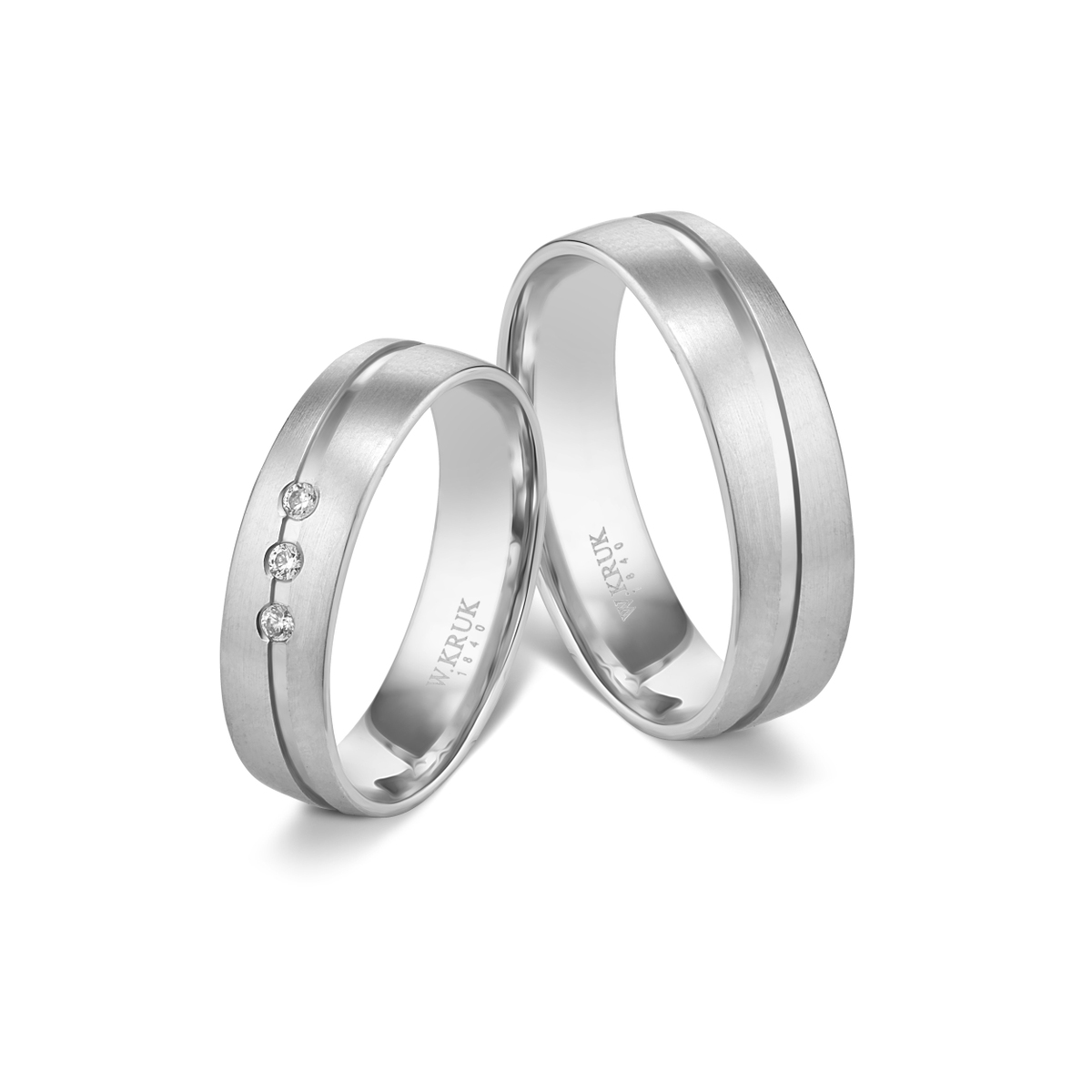 Komplet obrączek złotych BIELLA