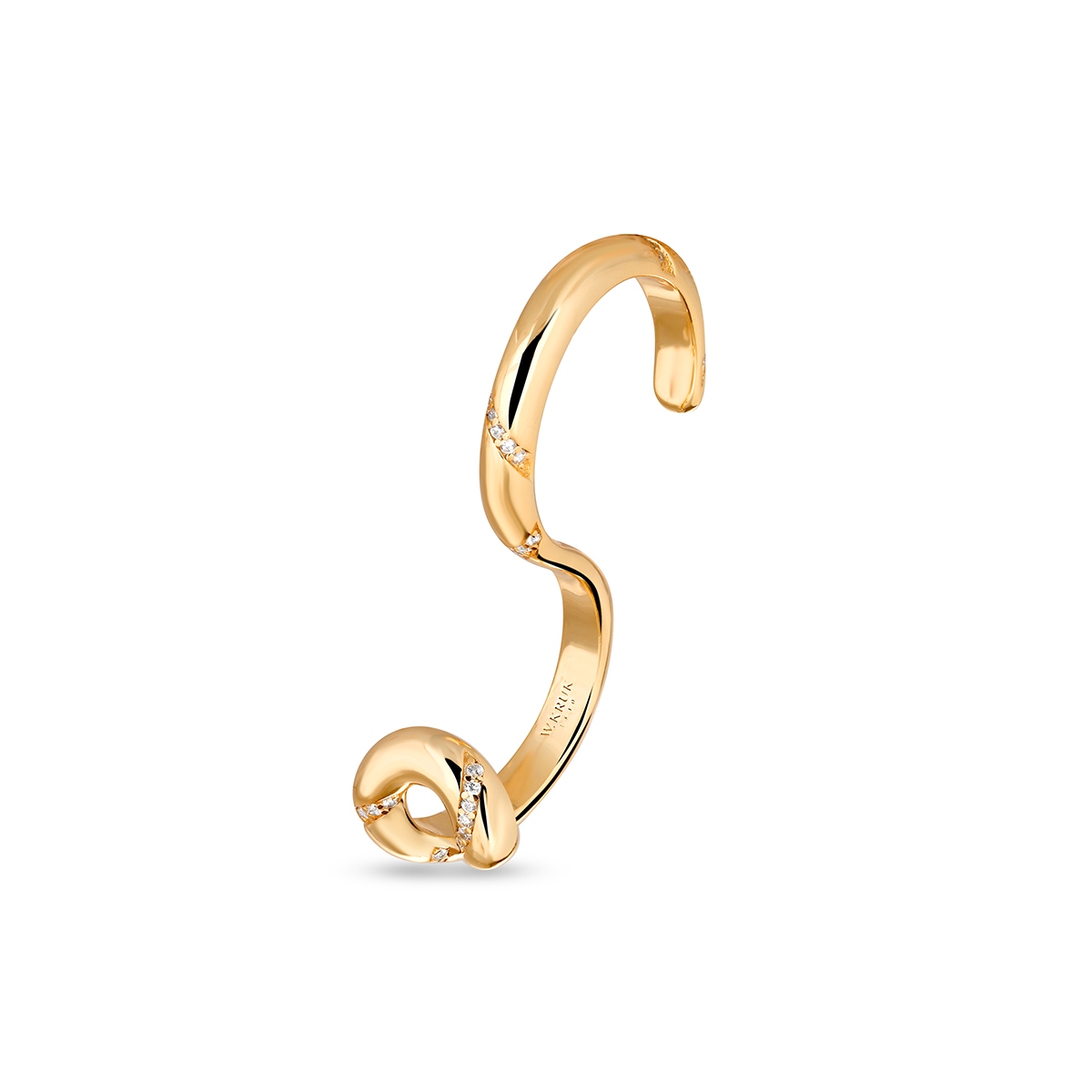 Pierścionek srebrny podwójny