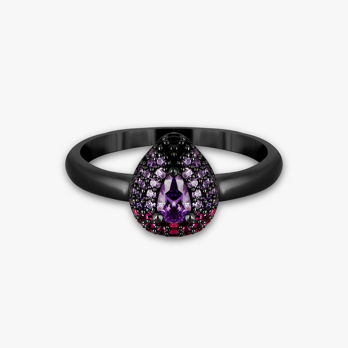 Pierścionek srebrny Meteory