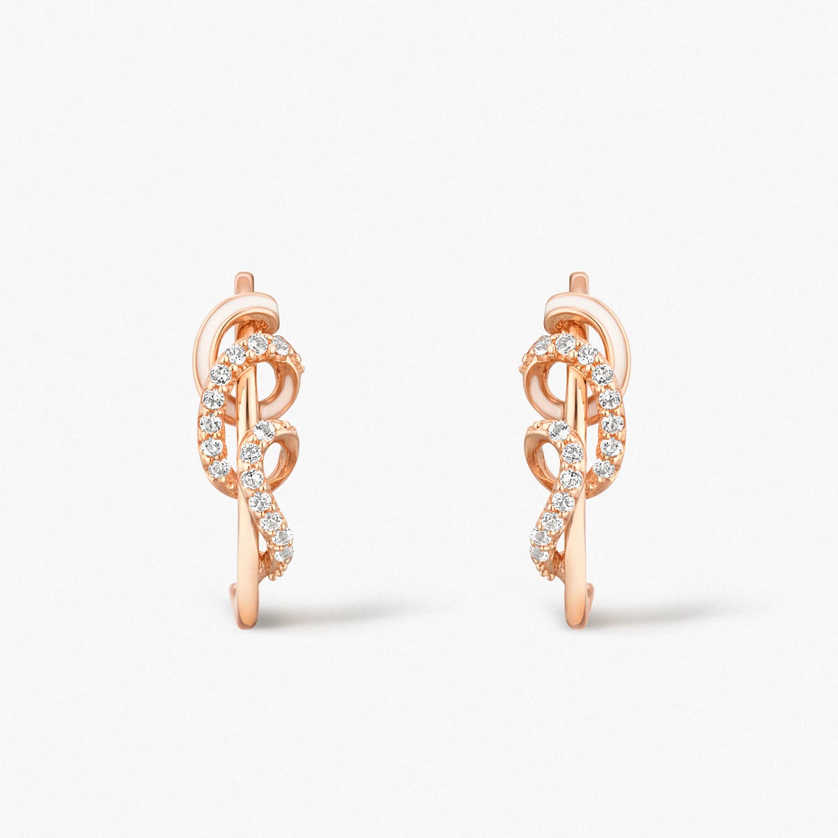 Kolczyki złote Balerina