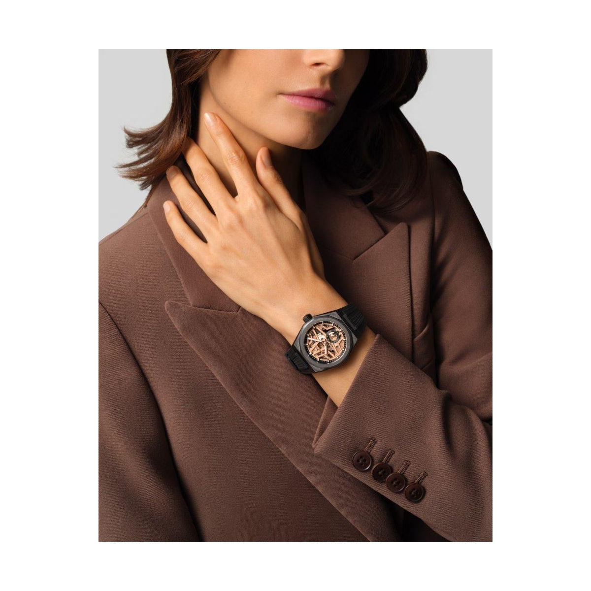 ZEGAREK ZENITH DEFY SKYLINE SKELETON