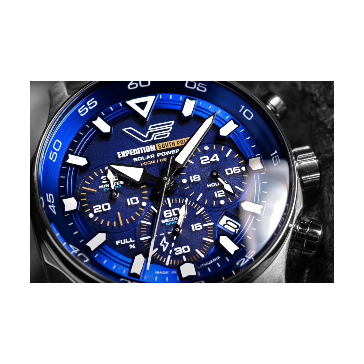 ZEGAREK VOSTOK EUROPE EXPEDITION SOUTH POLE SOLAR CHRONO