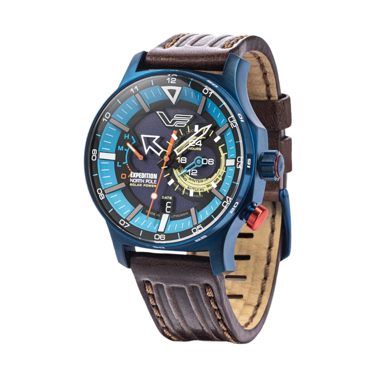 ZEGAREK VOSTOK EUROPE EXPEDITION NORTH POLE 1 POLAR ICE SOLAR