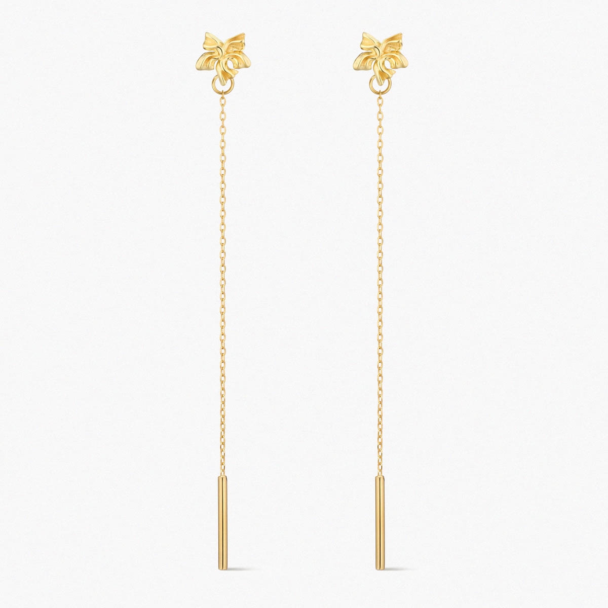 Kolczyki srebrne Follow