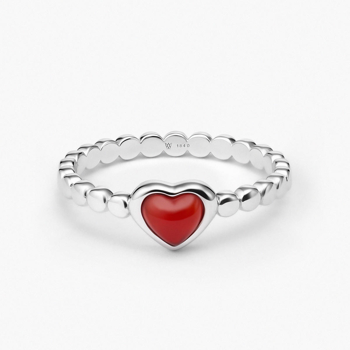 Pierścionek srebrny Czułość