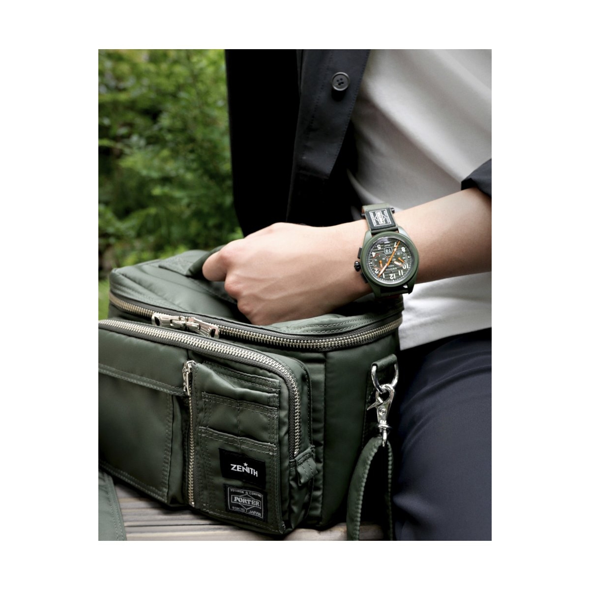 ZEGAREK ZENITH PILOT BIG DATE FLYBACK PORTER