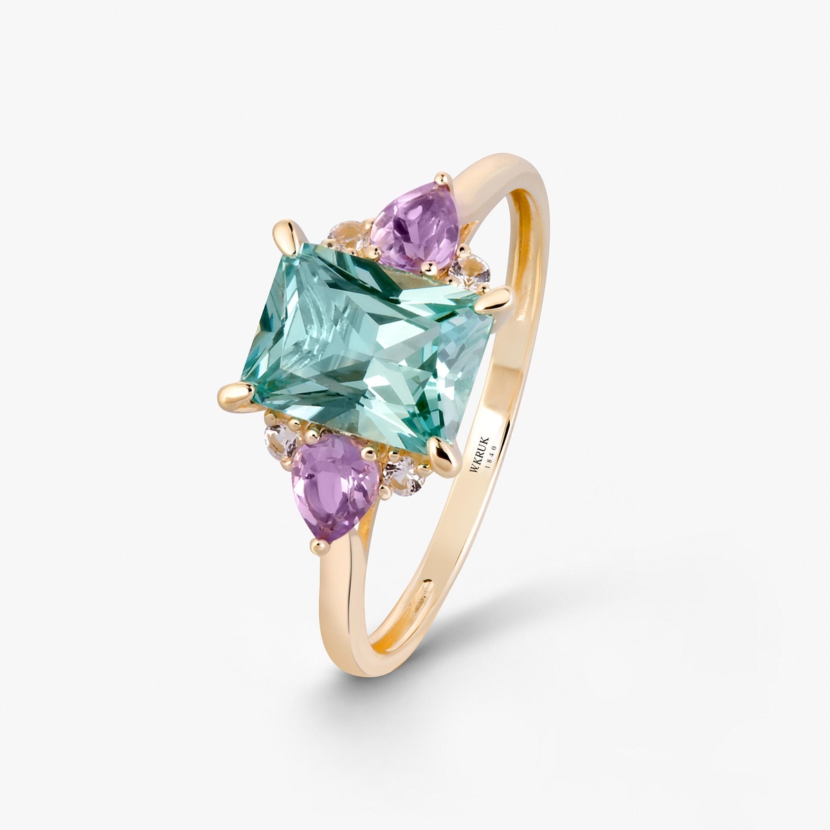 Pierścionek złoty Maria Antonina