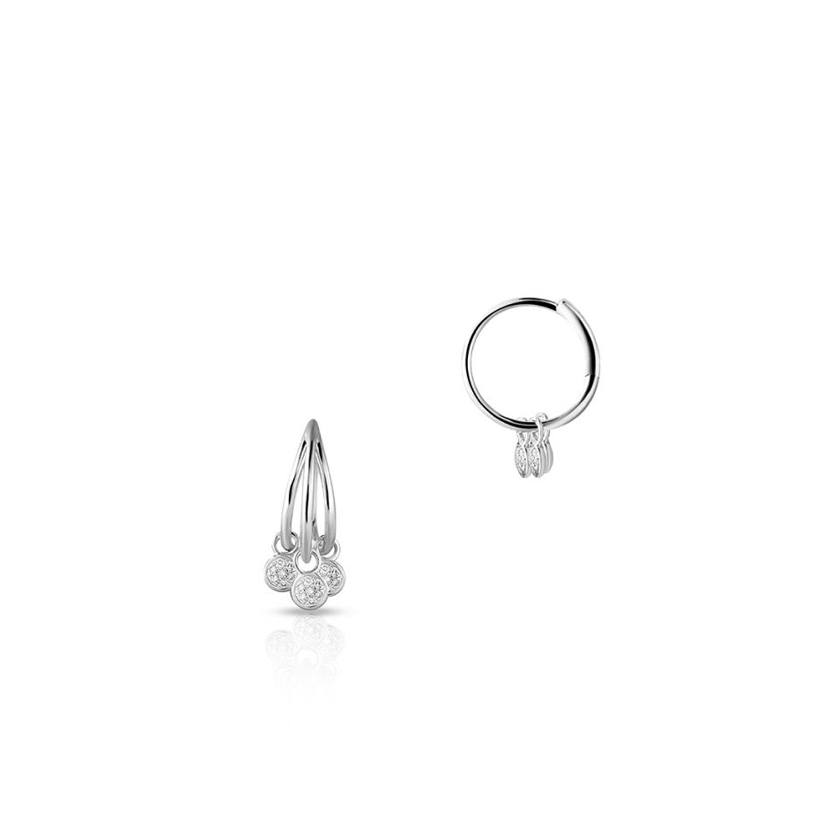 Kolczyki złote z diamentami