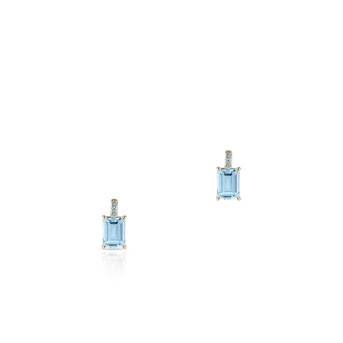 Kolczyki złote Maria Antonina