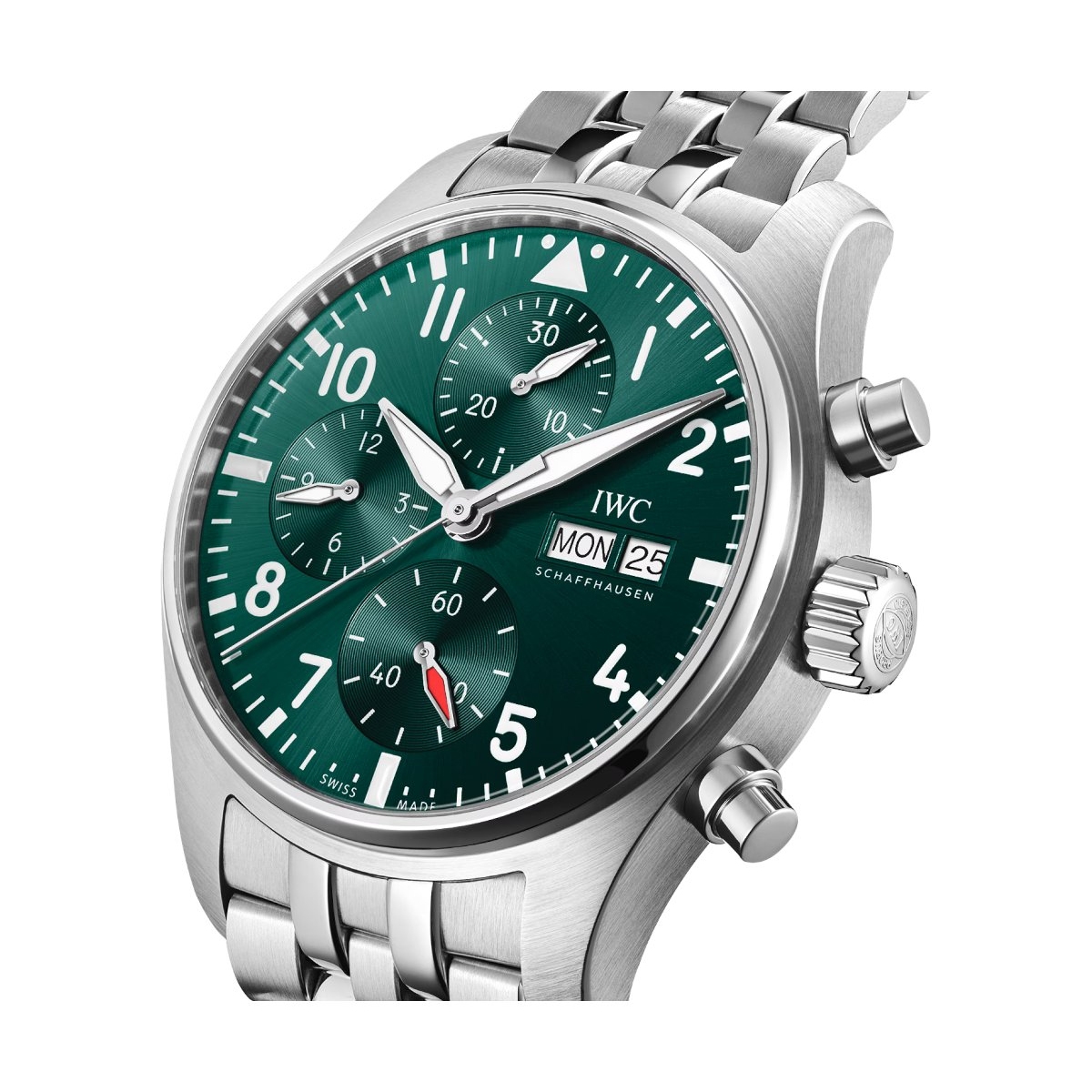 ZEGAREK IWC SCHAFFHAUSEN PILOT'S AUTOMATIC CHRONOGRAPH