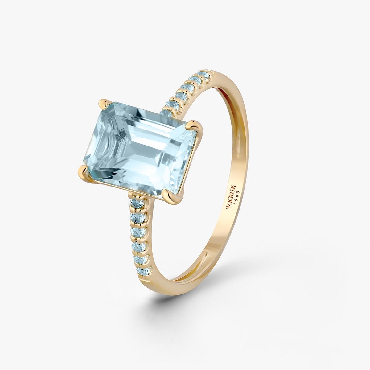 Pierścionek złoty Maria Antonina