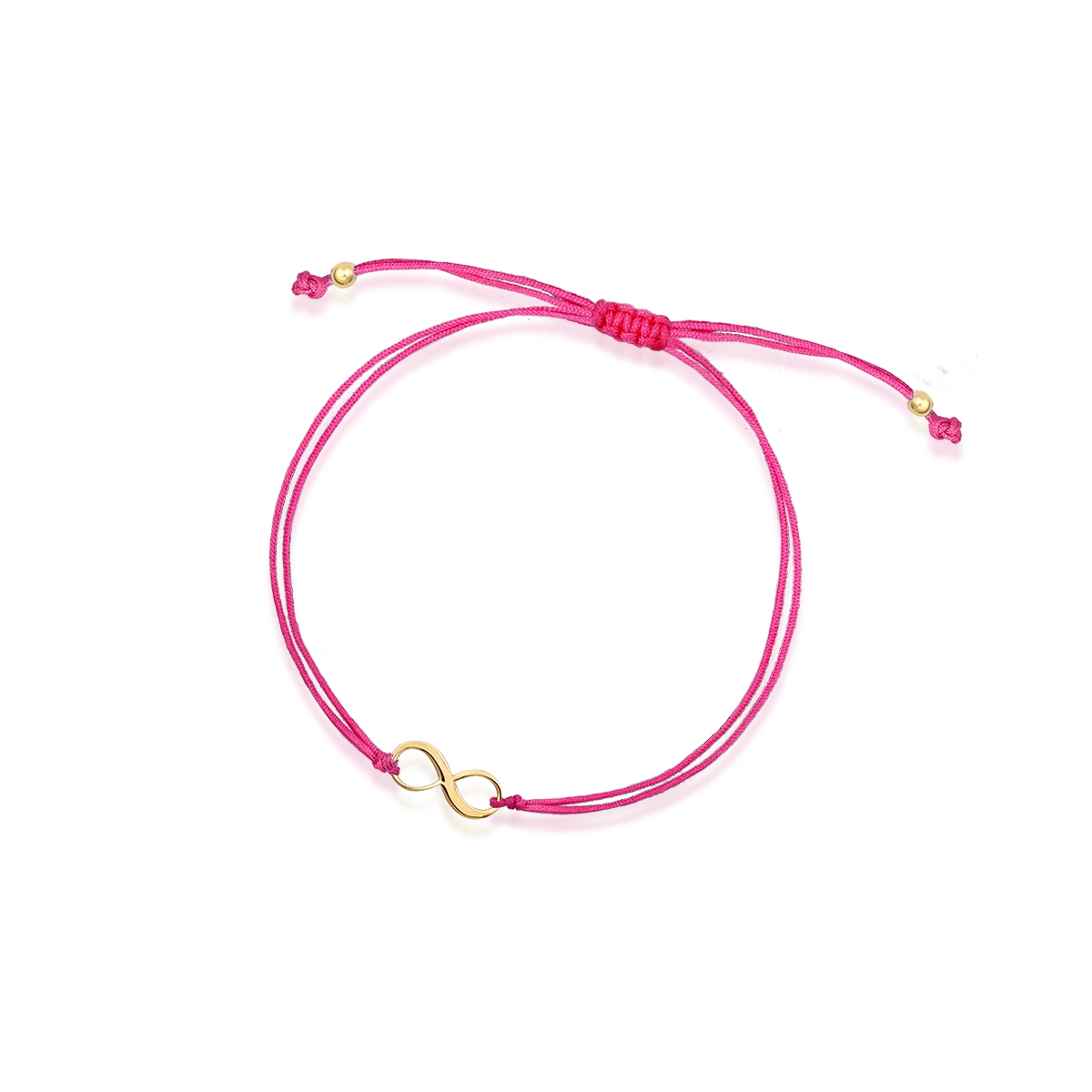 Bransoleta złota nieskończoność