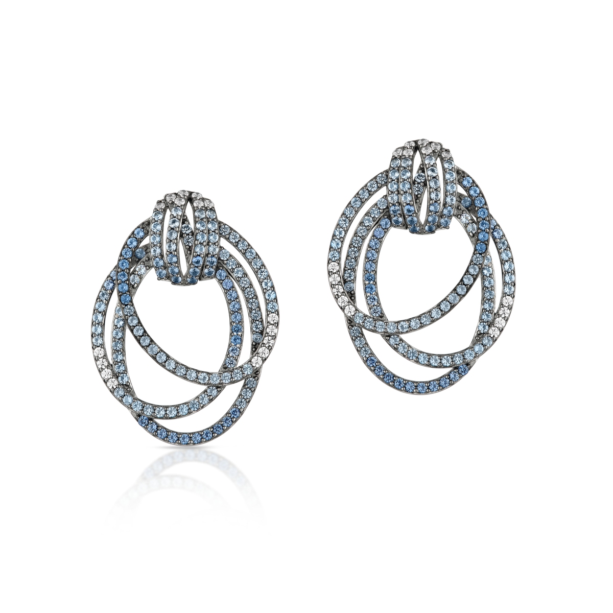 Kolczyki srebrne Preludium