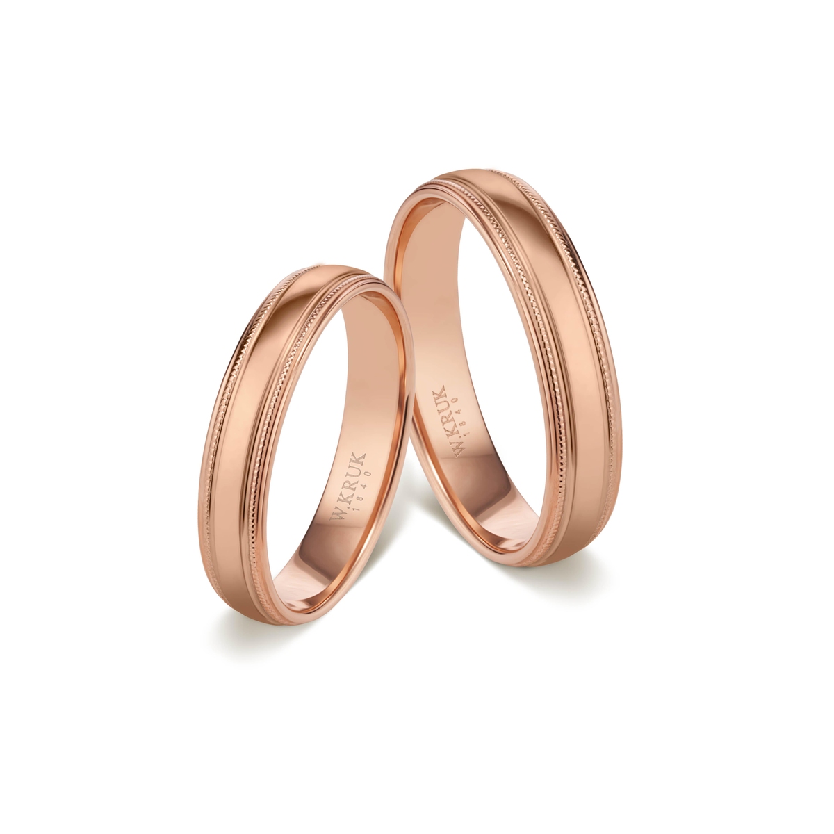 Obrączka złota SEMPRE