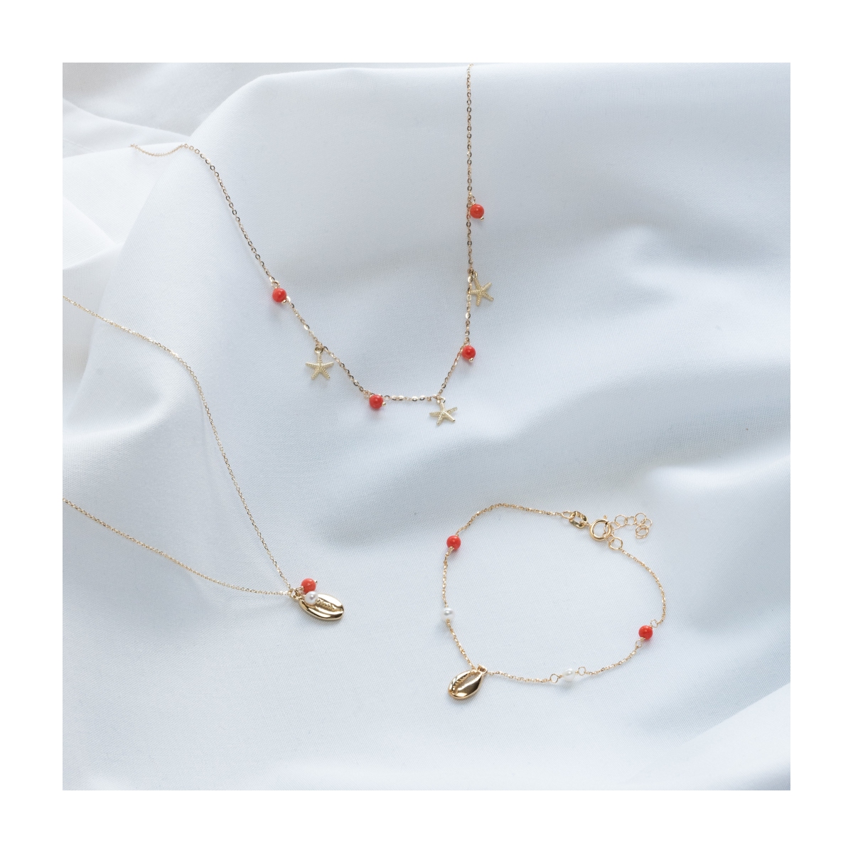 Naszyjnik złoty Santorini