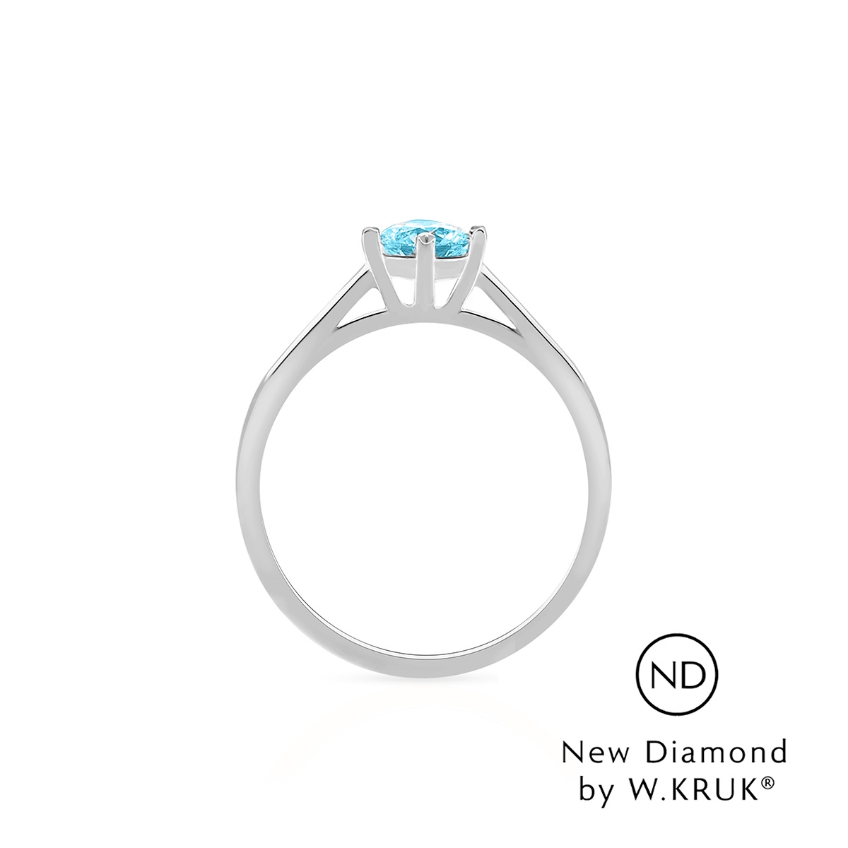 Pierścionek zaręczynowy złoty Doskonały