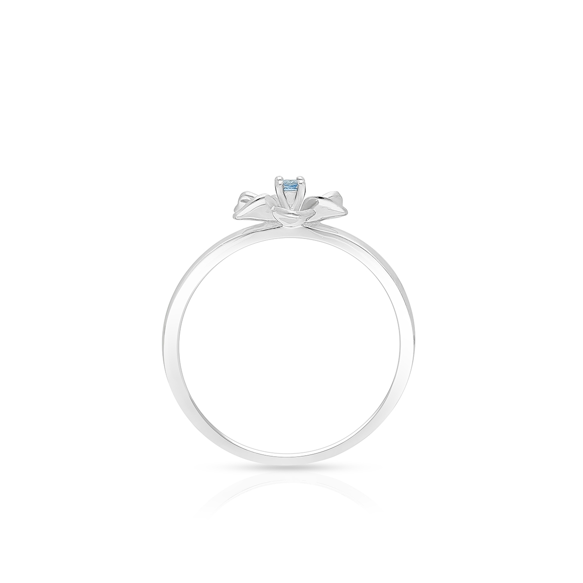 Pierścionek srebrny Kwiaty Nocy