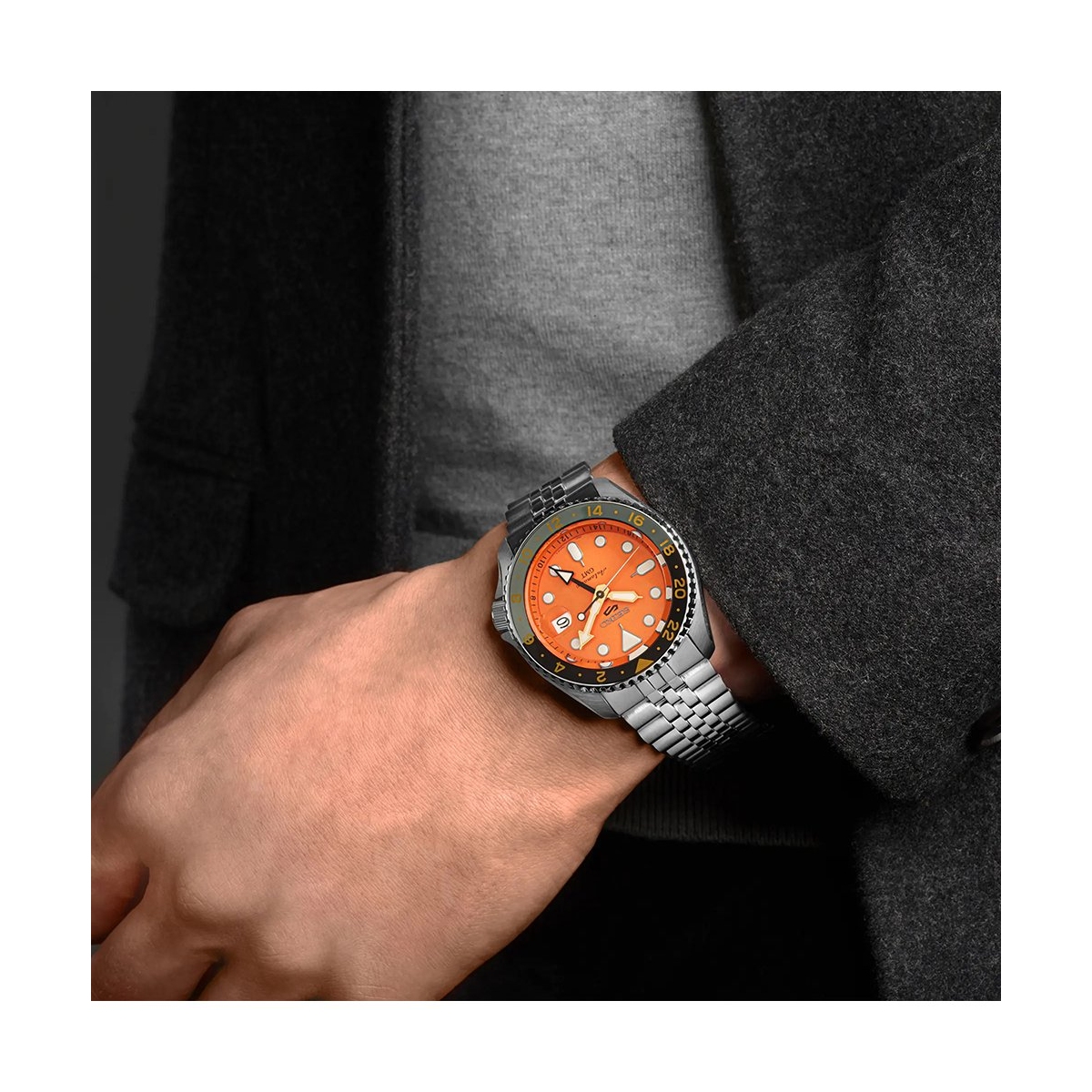 ZEGAREK SEIKO 5 SPORTS GMT SKX RE-INTERPRETATION