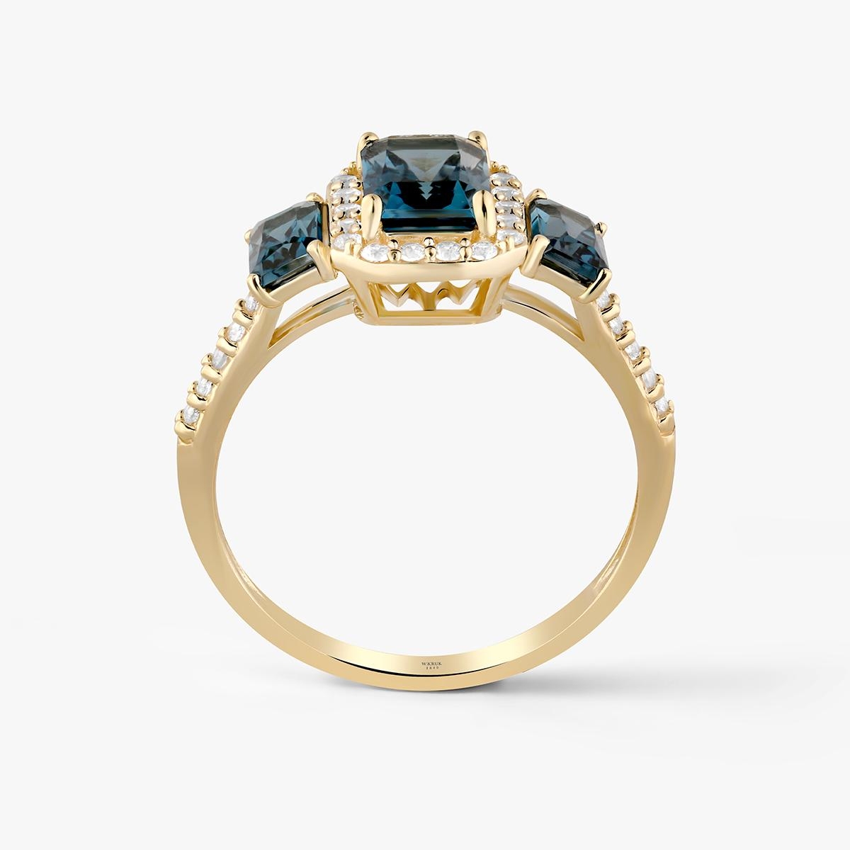 Pierścionek złoty Diva