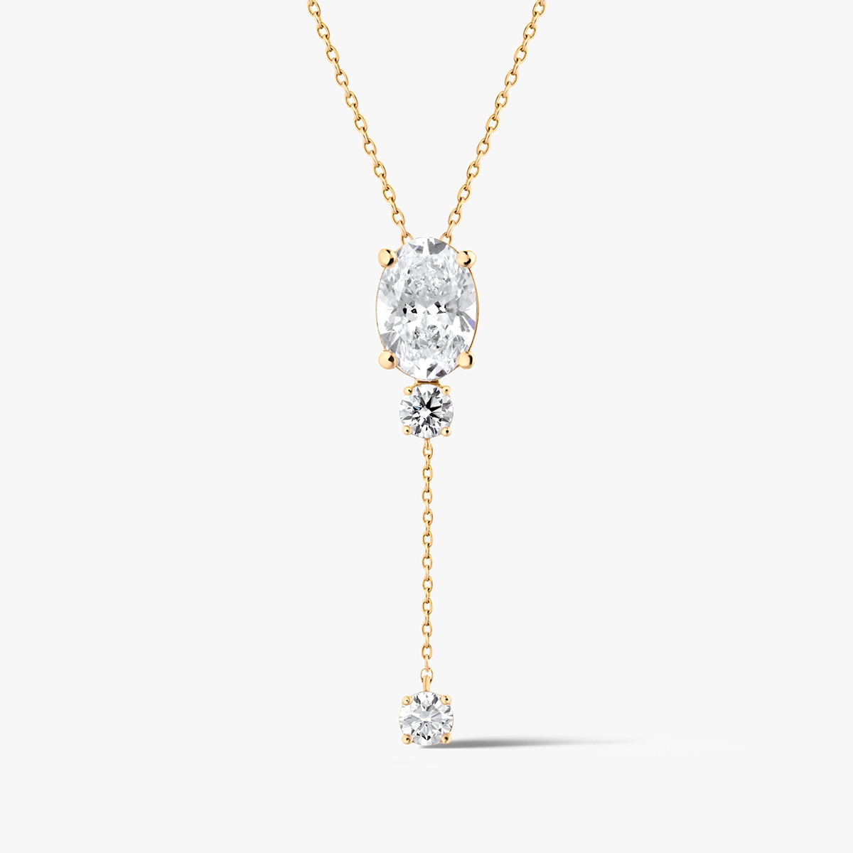 Naszyjnik złoty z diamentami Nuova