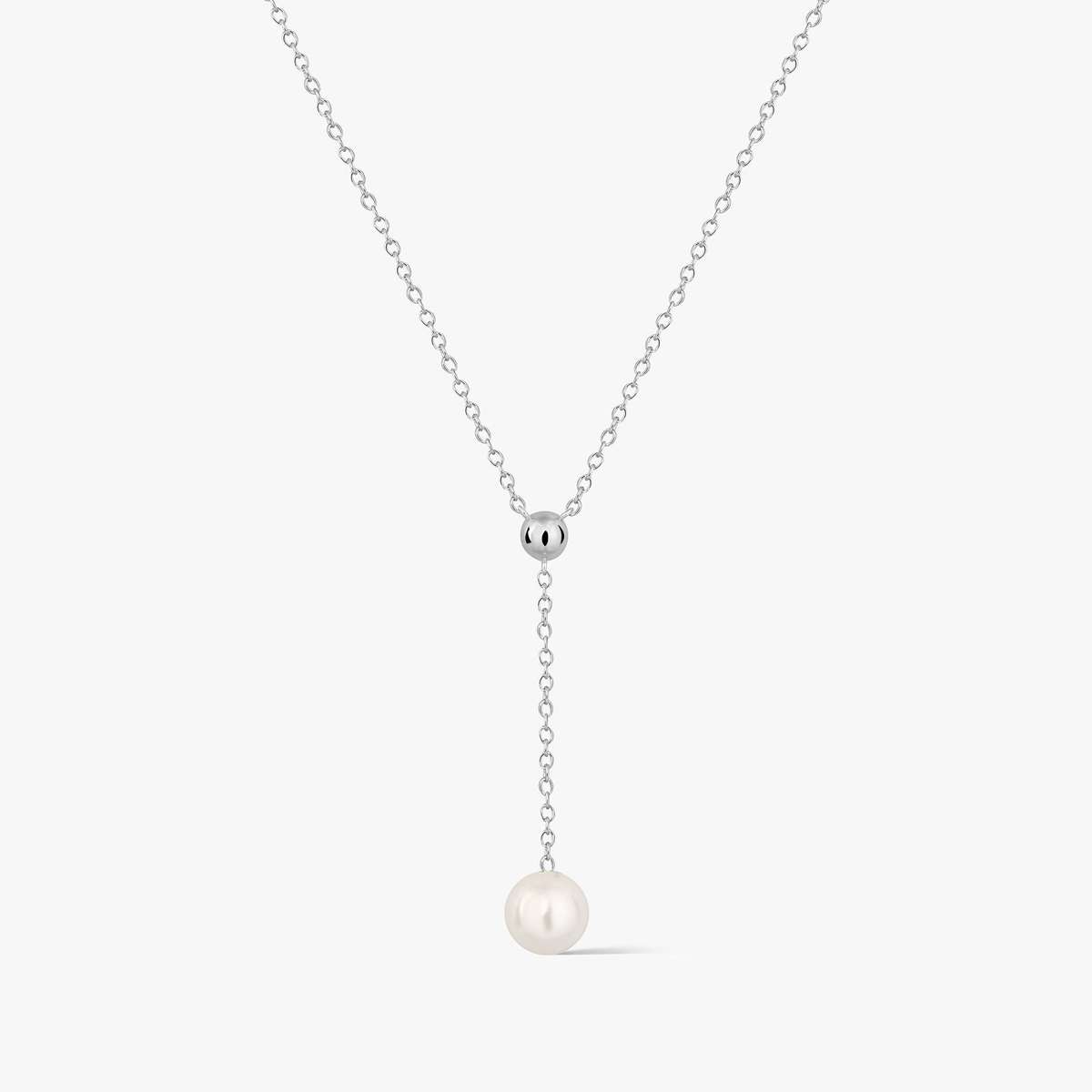 Naszyjnik srebrny z perłą