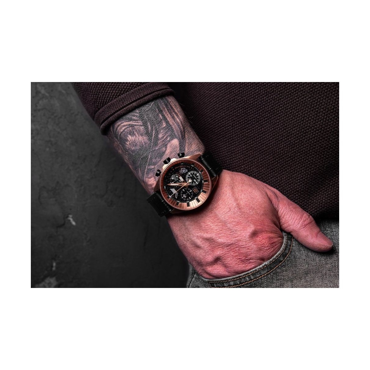 ZEGAREK VOSTOK EUROPE SOLAR ECLIPSE CHRONO