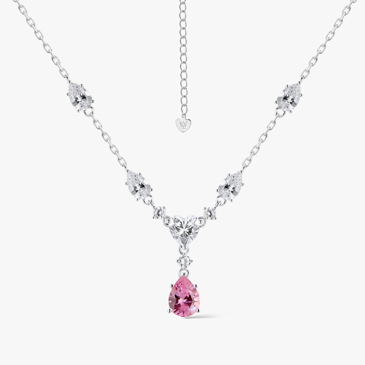 Naszyjnik srebrny z cyrkoniami Ceremonials