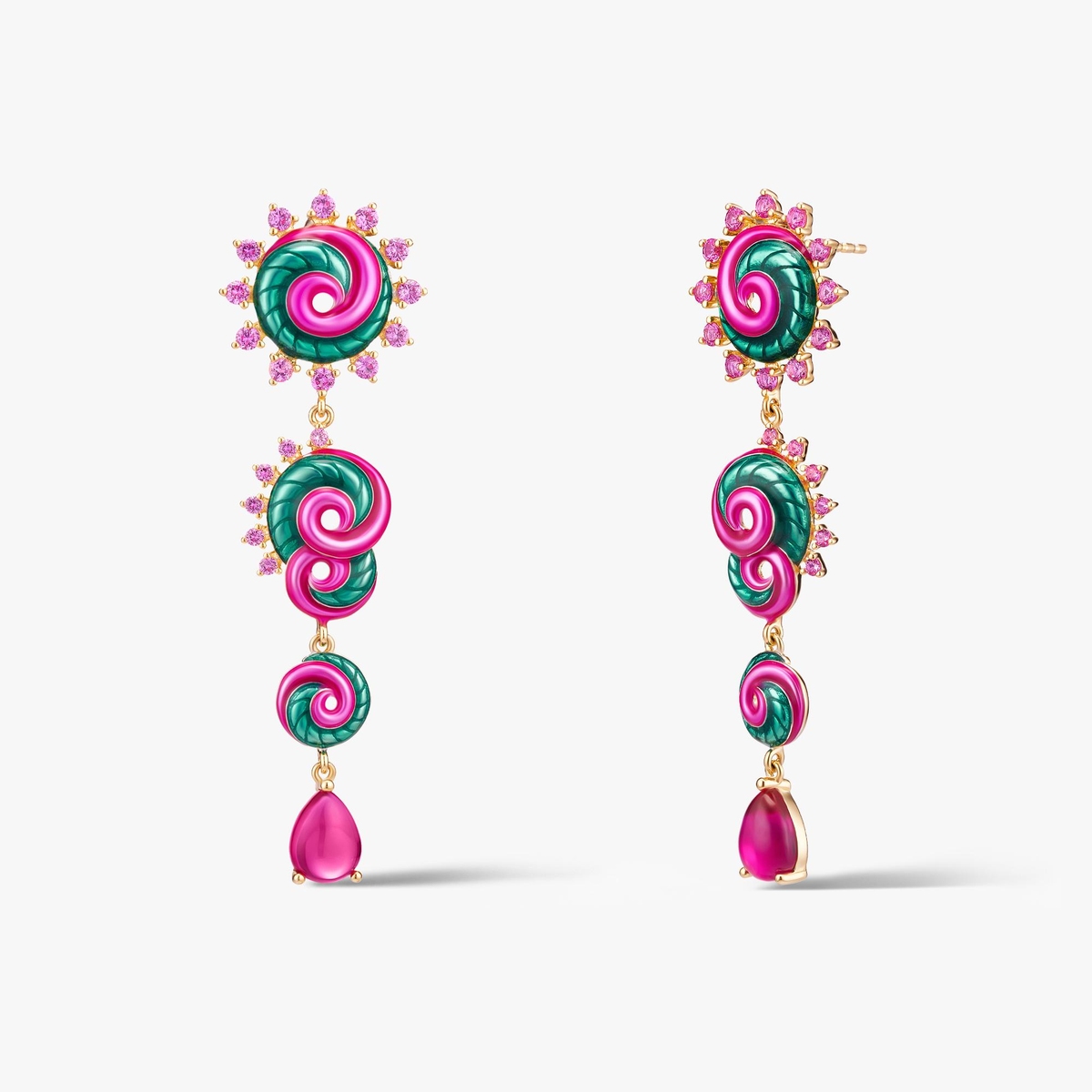 Kolczyki srebrne Imaginarium