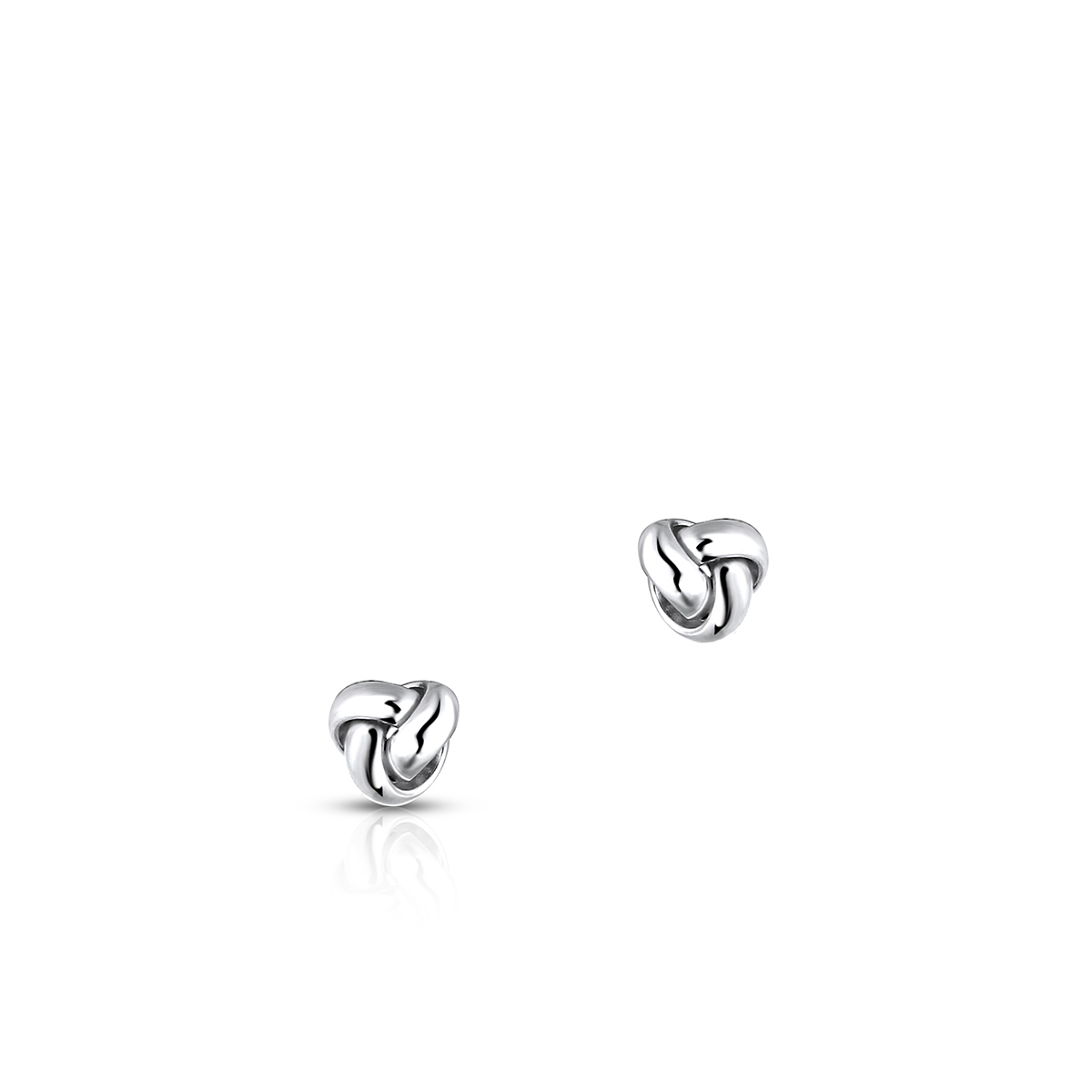 Kolczyki białe złoto