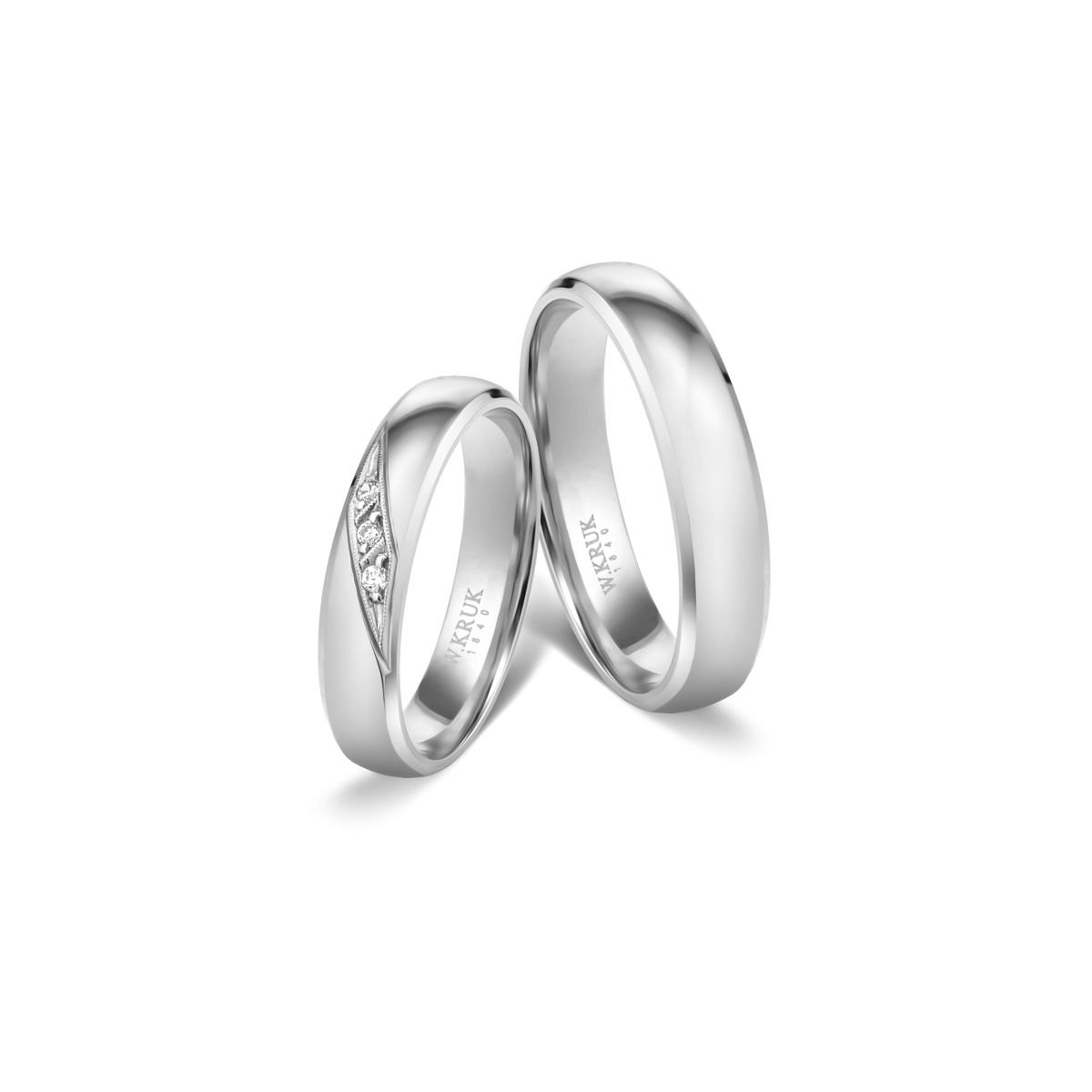 Obrączka złota CATEDRALE męska