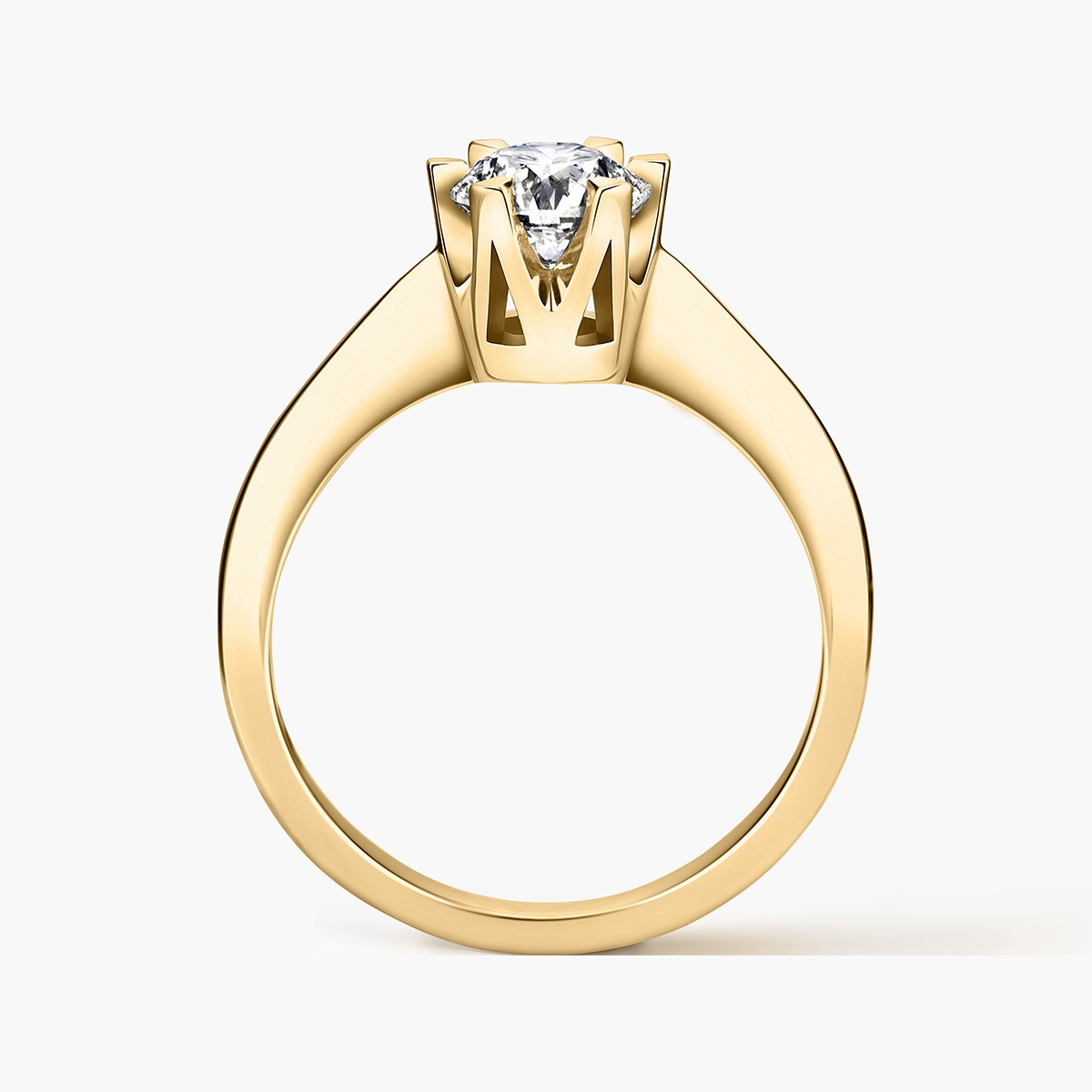 Pierścionek zaręczynowy złoty Jedyny