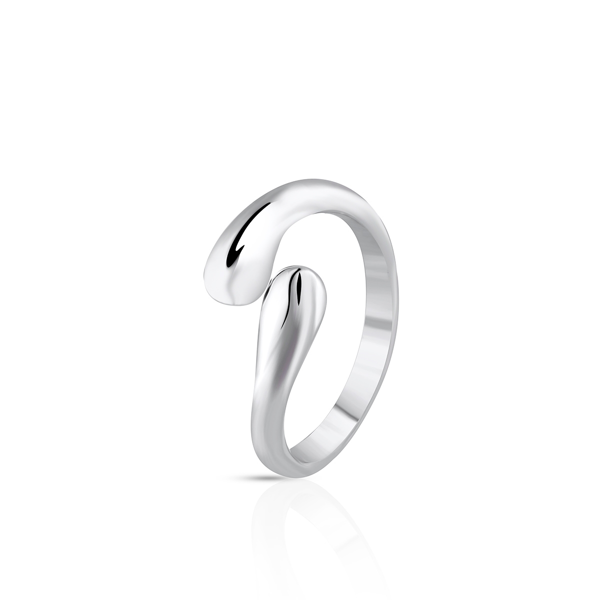 Pierścionek srebrny basic