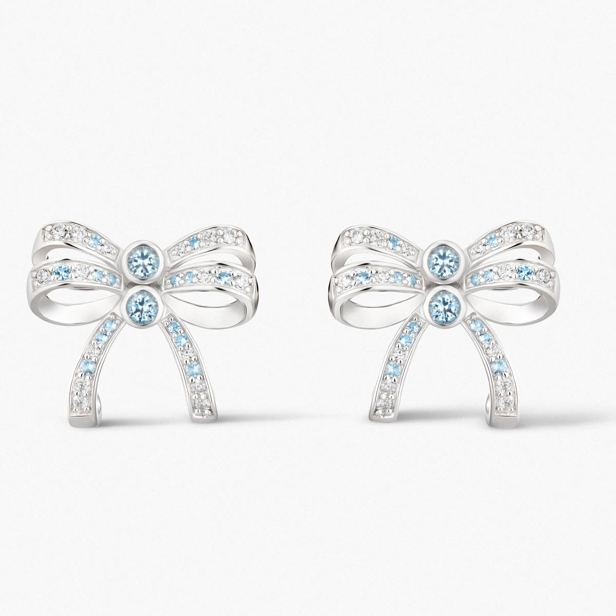 Kolczyki srebrne Balerina